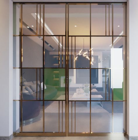 Drawing Room Glass Partition, Glass Partition Designs Living Rooms, House Partition, Room Wall Aesthetic, Glass Wall Partition, Office Partition Design, Aesthetic Wall Decor Ideas, Bedroom Wall Decorations, Decor For Bedroom Wall