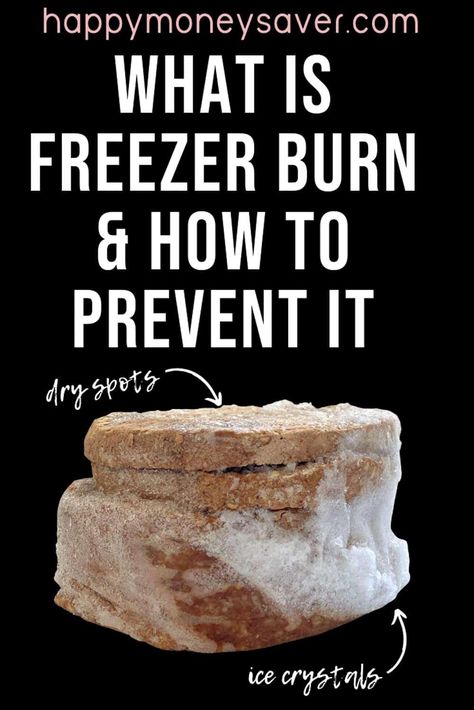 Everything you ever wanted to know about Freezer Burn. What is freezer burn? How to prevent it? What it looks like? All these questions are answered in this epic post. | happymoneysaver.com #freezerburn #freezermeals Icecream Ideas, Instant Pot Freezer Meals, Budget Freezer Meals, Freezer Friendly Meals, Make Ahead Freezer Meals, Healthy Freezer Meals, Easy Freezer Meals, Freezer Meal Prep, Keto Friendly Desserts