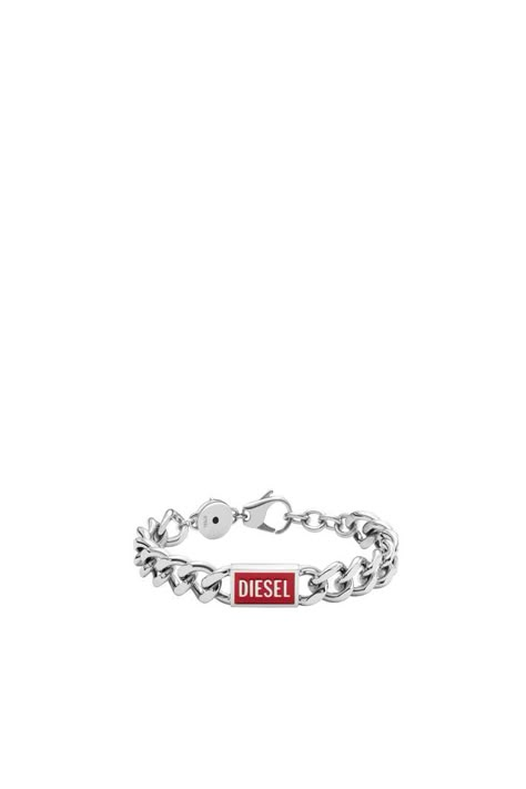 Diesel Jewelry, Diesel Accessories, Diesel Logo, Diesel Clothing, Streetwear Accessories, Diesel Men, Unisex Bracelets, Jewelry Lookbook, Girly Jewelry