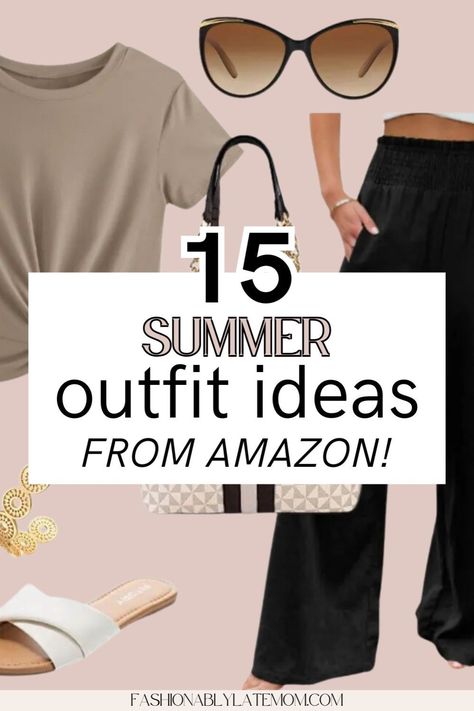 Elevate your summer wardrobe with trendy outfits from Amazon Fashion. Shop stylish summer fashion trends that will keep you looking fabulous all season long. Outfit Ideas From Amazon, Best Amazon Buys, Fashionably Late, Amazon Clothes, Summer Outfit Ideas, Sweet Summertime, Moms Favorite, Warm Weather Outfits, Trendy Summer Outfits