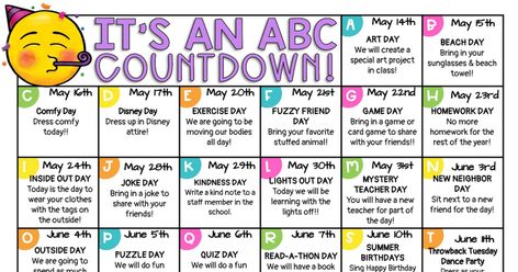 2024 ABC Countdown School-Wide Abc Countdown, Sunglasses Beach, Disney Day, Comfy Dresses, Art Project, Card Game, Art Day, Homework, Beach Day