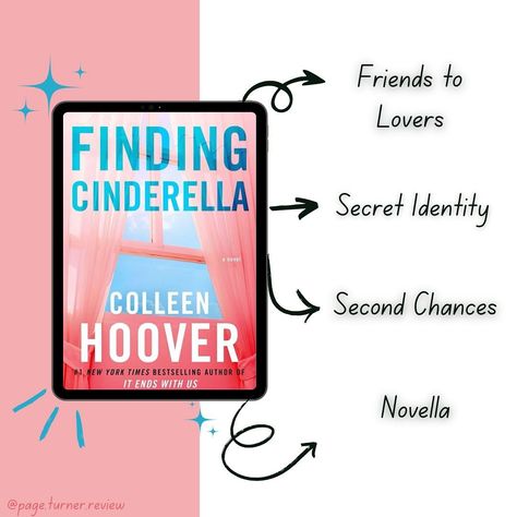 Finding Cinderella by Colleen Hoover (Book-3) Genres: contemporary romance My Rating⭐️: 6 / 10 📚 About the book📚 Finding Cinderella” is the third book in the Hopeless series, and it’s all about Daniel, Holder’s BFF and the king of funny nicknames. He has this random, mysterious hookup in a dark maintenance closet with a girl he can’t stop thinking about, even a year later. Fast forward, and we meet Six, this super spunky girl who’s about to flip Daniel’s world upside down. But she’s got a ... Finding Cinderella, Cinderella Book, Funny Nicknames, Colleen Hoover Books, Fast Forward, Colleen Hoover, Page Turner, Stop Thinking, Contemporary Romances