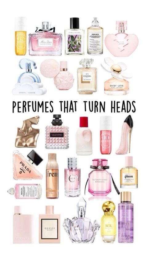 Perfumes That Turn Heads, How To Smell Rich, Profumo Victoria Secret, Perfume Hacks, Perfume Ideas, Feminine Perfume, How To Smell Good, Parfum Chanel, To Smell Good