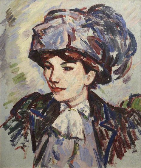 Art Contrarian: John Duncan Ferguson's Portraits of Women Pink Parasol, Scottish Colourists, John Duncan, Glasgow Museum, André Derain, Duncan Grant, Galleria D'arte, Scottish Art, Scottish Artists