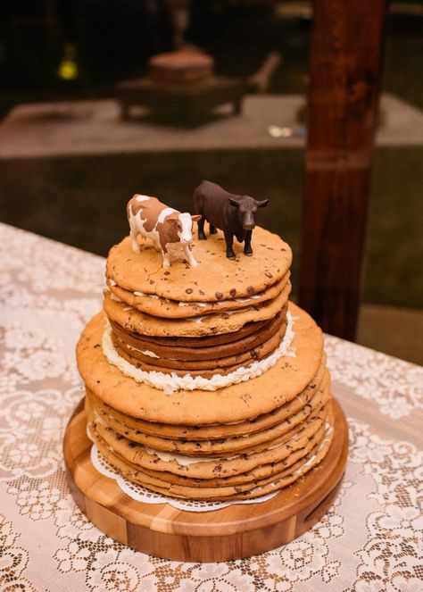 Cowboy Grooms Cake, Stacked Cookie Cake, Cattle Cake, Cowboy Groom, Groomsman Cake, Texas Ranch Wedding, Beau Garrett, Wedding Cake Cookies, Cattle Brands