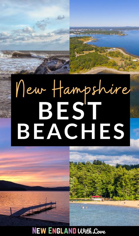 It might surprise you that New Hampshire is known for having some of the best beaches in New England! New Hampshire isn’t typically the first place you think about for a beach destination, but there are several must-visit beaches that you don’t want to miss. New Hampshire Seacoast, Rye New Hampshire, Rye Beach New Hampshire, New Hampshire Coast, New Hampshire Bucket List, Hampton Beach New Hampshire, Hampton Beach Nh, Rye Beach, Portsmouth New Hampshire