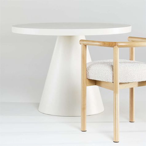 Leanne Ford Kids Playroom | Crate and Barrel Modern Kids Table, Kids Play Table, Cool Kids Rooms, Kids Room Furniture, Woodworking Inspiration, Play Table, Playroom Furniture, Kids Table And Chairs, Kids Seating