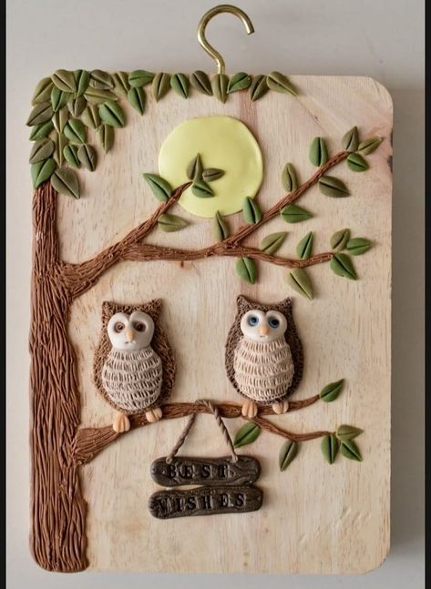 Painting With Clay Art, Clay Art Decoration, Pasta Craft Ideas, Shilpkar Clay Art Craft Ideas, Clay Art Crafts, Clay Crafting Ideas, Mouldit Clay Art Ideas Cute, Moldit Clay Art Easy, Moldit Craft