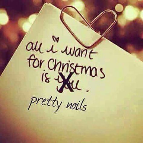 Christmas Nails Quotes, Insta Nails, Santa Nails, Nail Quotes, Christmas Post, Makeup Quotes, Christmas Makes, Christmas Quotes, Dear Santa