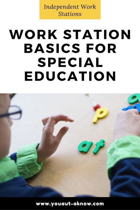 I love setting up independent work stations. Work stations are a staple in my special education classroom because they teach students to work independently and isn't that what we're looking for in our classrooms? I've worked with many teachers to set up work stations in the classrooms and I see some common mistakes. Want to make sure you're setting up a work station that is structured for your special needs students? Check out these 5 basics to make sure you get started on the right foot! Independent Living Skills, Calendar Skills, Resource Room Teacher, Interactive Poster, Independent Work Stations, Life Skills Curriculum, Self Contained Classroom, Living Skills, Teaching Special Education