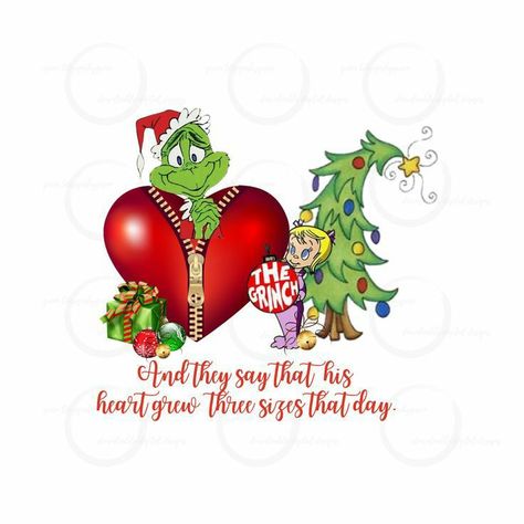 Grinch Heart Grew, Grinch Coloring Pages, Merry Christmas Clipart, Grinch Heart, Grinch Stuff, Very Beautiful Images, Grinch Png, Christmas Font, Grinch Party