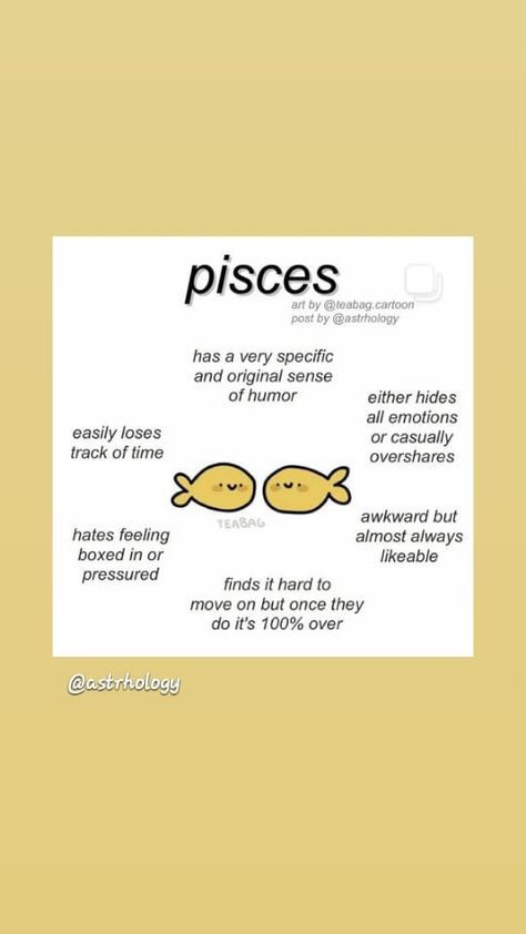 Pisces Characteristics, Pisces Journal, Pisces Traits, Pisces Quotes, Im A Dreamer, Gonna Be Alright, Pisces Facts, How To Be Likeable, Facial Expressions