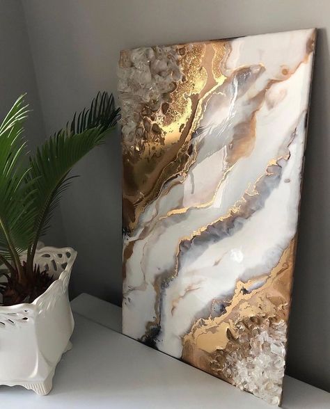 Resin Art Painting, Geode Art, Resin Wall Art, Acrylic Pouring Art, Soyut Sanat Tabloları, Epoxy Resin Art, Pouring Painting, Diy Resin Art, Resin Painting