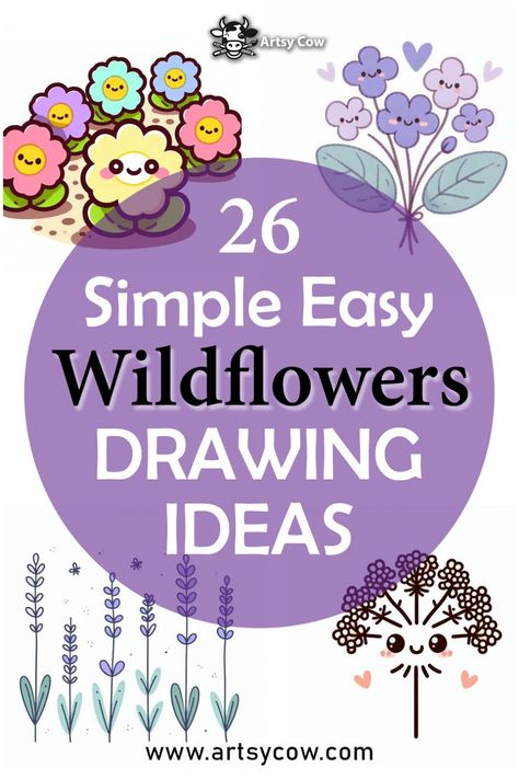 Are you struggling to come up with easy flower drawing ideas? Maybe you're looking for unique wildflower sketch ideas to boost your creativity. Our website offers a treasure trove of wildflower drawing inspiration. Click the link to unlock your potential and enhance your artistic skills. Save this pin for future reference and never run out of ideas again! How To Draw Wildflowers, Cute Easy Flower Drawings, Simple Mountain Drawing, Wildflower Doodles, Simple Flower Drawings, Wildflower Sketch, Flower Drawing Ideas, Morning Glory Vine, Simple Flower Drawing