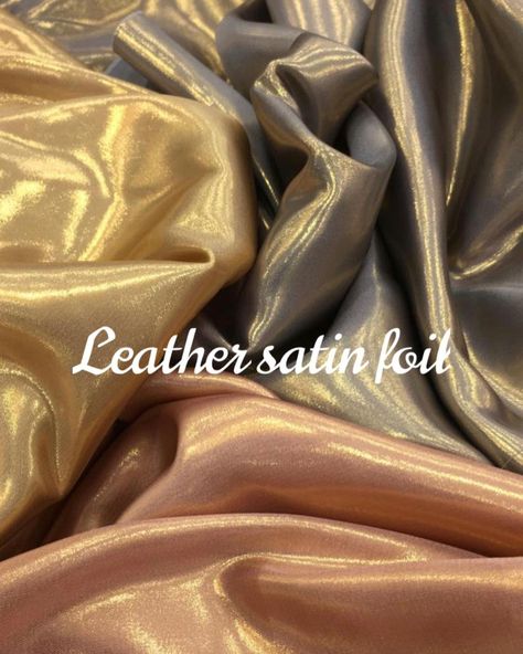 Satin Colors Fabric, Leather Saree, Drape Ideas, Clothing Fabric Patterns, Indian Outfits Modern, Satin Colors, Handmade Saree, Fabric Forever, Color Knowledge