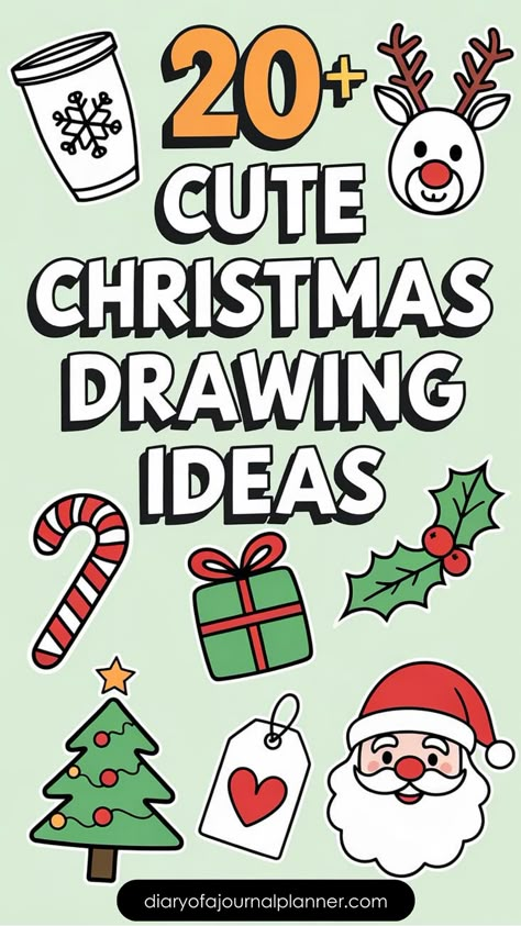 christmas doodles Simple Christmas Images To Draw, Diy Christmas Drawings Easy, Simple Cute Christmas Drawings, Simple Christmas Drawing Ideas Easy, Easy Christmas Envelope Art, Easy Christmas Doodles To Draw, Christmas Card Easy Drawing, Merry Christmas Doodle, Hand Drawn Christmas Card Ideas