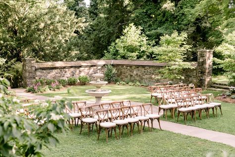 Gallery — Parque Ridley Creek Wooded Landscaping, Creek Wedding, Reflecting Pool, Spring Wedding Inspiration, Sister Location, Formal Gardens, Lose Yourself, Wedding Color Palette, Spring Inspiration