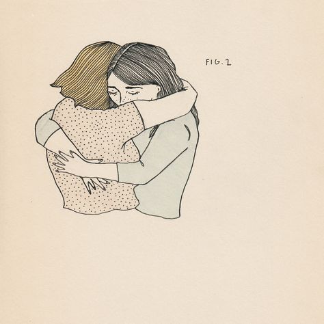 Hugging Art, Illustration Friendship, Hug Illustration, Friends Hugging, Art Et Illustration, Whimsical Fashion, Freelance Illustrator, Art And Illustration, Pen And Ink