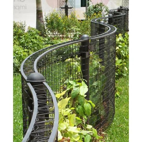 BIM objects - Free download! Greenscreen: Custom Curved green facade trellis | BIMobject Curved Trellis, Garden Dividers, Garden Gates And Fencing, Trellis Panels, Green Facade, Cheap Fence, Concrete Fence, Horizontal Fence, Garden Vines