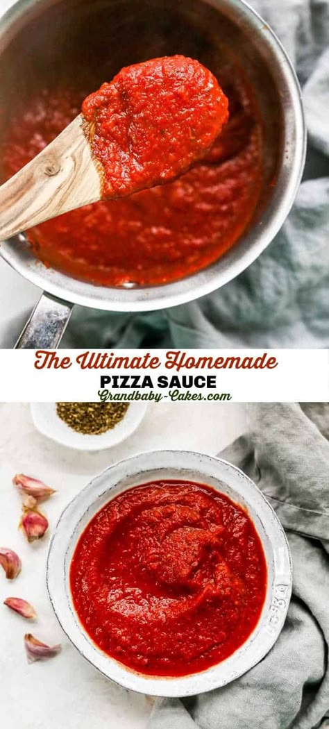 Quick Pizza Sauce, Casserole Pizza, Low Carb Pizza Crust, Tomato Pizza Sauce, Sweet Pizza, Homemade Marinara Sauce, Pizza Sauce Recipe, Pizza Sauce Homemade, Sauce Pasta