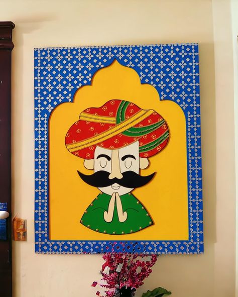 Launching soon. #urliutsavlaunch Male Wall Art, Welcome Pictures, Rajasthani Art, Pichwai Paintings, Lippan Art, Clay Wall Art, N Craft, Madhubani Art, Square Wall Art