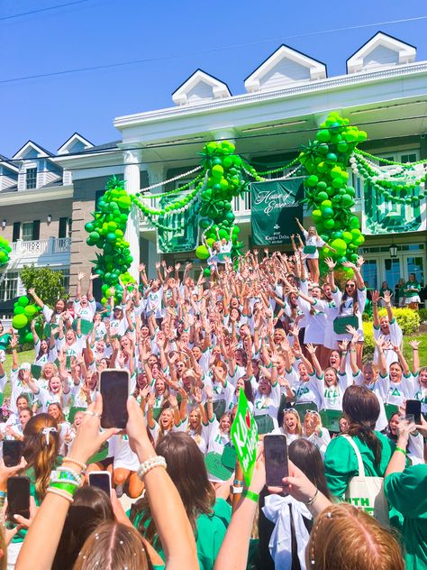 university of arkansas kappa delta bid day theme green white sorority girl bama rush rush week outfit ideas college life college fun friends vsco pinterest friends sisters kappa delta kaydee KD bid day theme sisterhood philanthropy house of emeralds city of emeralds arkansas sorority sec rush sec school bid day best day captions  instagram tik tok arkansas KD kappa delta sorority zeta gamma arkansas chapter Kappa Delta Bid Day Themes, Agd Bid Day Themes, Kappa Delta Aesthetic, Emerald City Bid Day, Sigma Kappa Bid Day Themes, Shamrock Week Kappa Delta, Live Life In Color Bid Day, Kappa Delta Bid Day, Kappa Delta Shamrock