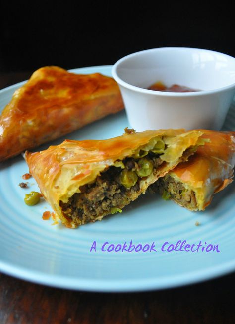 Lamb and Pea Samosas -A Cookbook Collection Lamb Samosa, Asian Appetizers, Cookbook Collection, Rick Stein, Turnover Recipes, Cholesterol Foods, Samosa Recipe, Lamb Ribs, Easy To Make Appetizers