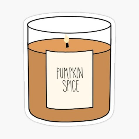 pumpkin spice candle sticker! click the link below to shop!! Tumblr Sticker, Citate Harry Potter, Pumpkin Spice Candle, Preppy Stickers, Candle Stickers, Pumpkin Stickers, Cute Laptop Stickers, Tumblr Stickers, Autumn Stickers