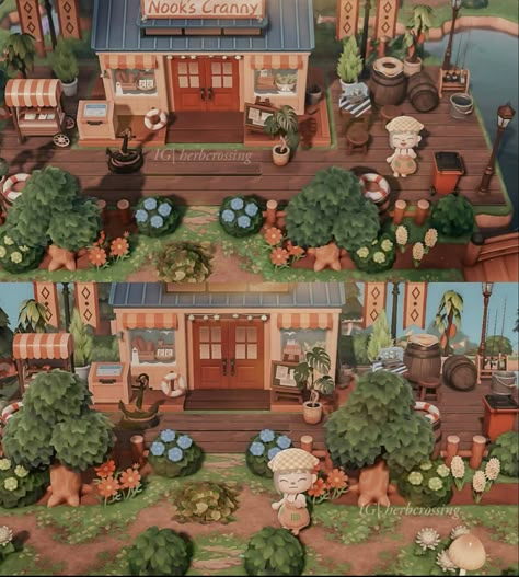 Cottage Core Animal Crossing, Greenhouse Nursery, Cottagecore Animal Crossing, Acnh Cottagecore, Mini Building, Animal Crossing 3ds, Forest Core, Animal Crossing Guide, Im Obsessed