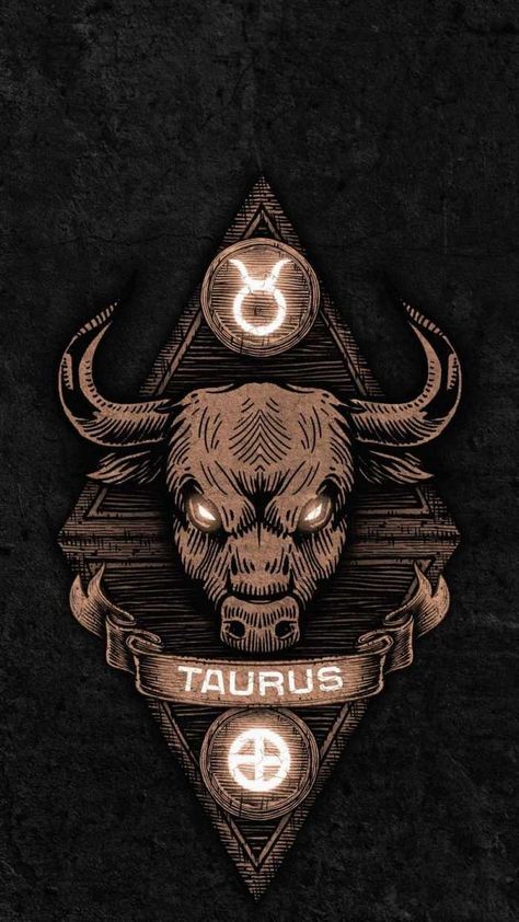 HD Taurus Wallpaper Explore more Astrological, Earth, Element, Modern, Taurus wallpaper. https://www.whatspaper.com/hd-taurus-wallpaper-3/ Taurus Wallpaper, Tato Phoenix, Jing Y Jang, Taurus Art, Taurus Zodiac Facts, Bull Tattoos, Taurus Tattoos, Astrology Taurus, Zodiac Signs Taurus