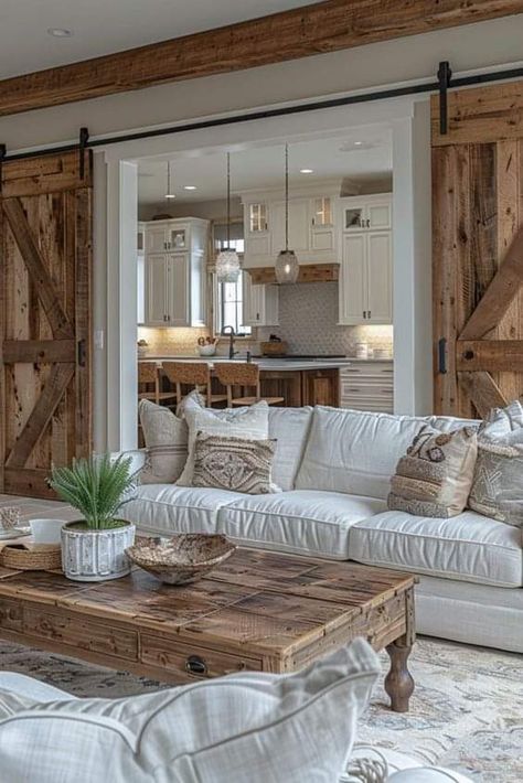 Living Room With Rugs, Living Room Designs Western, Western House Design, Cowboy Chic Decor, Home Decor Ideas Living Room Farmhouse, Living Room Country Farmhouse, Coastal Cowgirl Home, Comfy Cozy Living Room, Ranch Style Interior Design