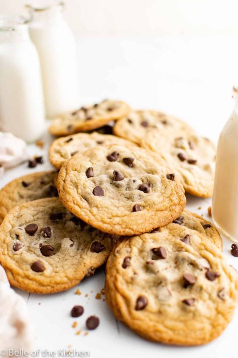 Chewy Cookies Chocolate Chip, Belle Of The Kitchen, Best Chewy Chocolate Chip Cookies, Soft Chocolate Chip Cookies Recipe, Kitchen Cookies, Chewy Chocolate Chip Cookies Recipe, Cookie Recipes Chewy, Chewy Chocolate Cookies, Chocolate Chip Cookies Recipe