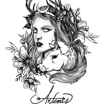 Artemis Goddess Drawing, Artemis Goddess Art, Artemis Drawing, Goddess Drawing, Goddess Diana, Artemis Goddess, Goddess Of The Hunt, Draw Color, Goddess Art