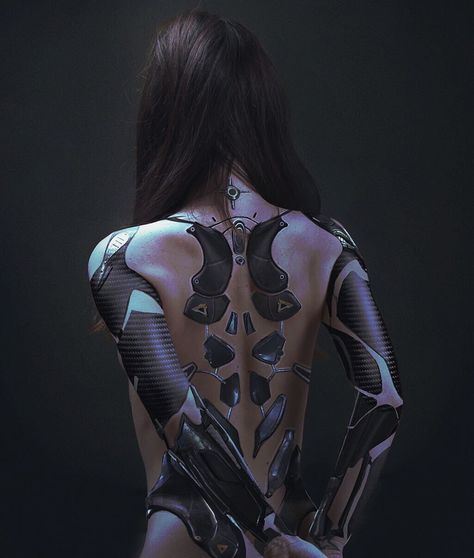 ArtStation - cyborg female body, Ryouta Otsuka Cyberpunk Rpg, Cyborgs Art, Sketchbook Sketches, Cyberpunk Aesthetic, Arte Cyberpunk, Cyberpunk Fashion, Cyberpunk Character, Futuristic Art, Futuristic Fashion