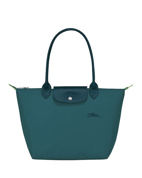 Longchamp Le Pliage Green Medium Nylon Tote Bag Handbags - Bloomingdale's Long Champ Bag, Longchamp Le Pliage Green, Longchamp Outfit, Longchamp Tote Bag, Long Champ, Pretty Purses, Longchamp Tote, Nylon Tote Bag, Longchamp Bag