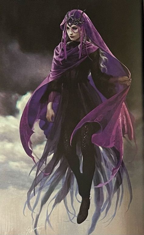 Witch Superhero Design, Clea Strange Aesthetic, Villain Character Design Concept Art, Wanda Comics, Magic Superhero Design, Clea Strange, Half Drow, Marvel Young Avengers, Supreme Witch