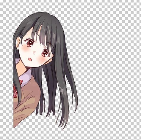 Anime Pfp Transparent Background, Peeking Drawing, Anime Face Png, Anime Overlay, Png Aesthetics, Anime Peeking, Anime Clipart, Aesthetics Anime, Tipografi 3d