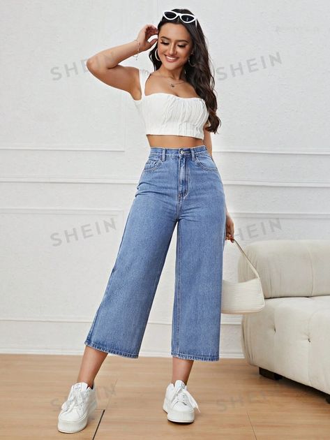 Plus size ripped jeans