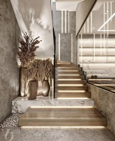 درابزين السلم, درج السلم, Staircase Interior Design, Luxury Staircase, Staircase Design Modern, Stairs Design Interior, Neoclassical Interior, Stairs Design Modern, Stairway Design