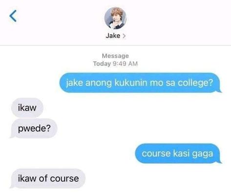 Au Story Ideas Tagalog, Funny Conversations Tagalog, Crush Questions, Memes Tagalog, Tagalog Quotes Hugot Funny, Funny Chat, Filipino Memes, Funny Conversations, Tagalog Quotes Funny