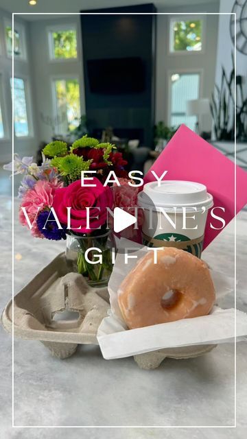 Shannon | TheShannyKate on Instagram: "Tag your loved one if you would like this for Valentine's Day! 💕 Celebrate Valentine's Day or a Galentine's with a charming DIY present idea! Grab a coffee holder and fill it with your loved one's favorite coffee, a sweet donut, and a small bouquet or plant. Top it off with a personalized card and gift card for a thoughtful and unique gift. What would you put in the 4th spot if you recreated this? Express your love with this simple yet meaningful gesture, perfect for coffee lovers and friendship celebrations. Comment SHOP for the link to be sent to you DM or click the link 'Shop my LTK' in my bio. #ValentinesDay #Starbucks @starbucks @krispykreme #GalentinesGift #DIYGift #ValentinesGift #LTK #Liketkit Valentine's Day gift Galentine's gift Favorite co Coffee Bouquet Ideas, Starbucks Bouquet, Coffee Bouquet Gift, Coffee Bouquet, Coffee Holder, Galentines Gifts, Bday Gifts, Coffee Valentines, Coffee Flower