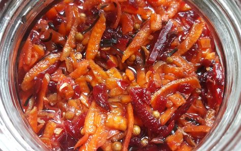 Fermented Beetroot, Carrot & Ginger Kraut Recipe | Faith Canter – Author & Coach Fermented Ginger Carrots, Fermented Carrots And Ginger, Fermented Carrots Recipe, Fermented Beetroot, Kraut Recipes, Fermented Beets, Fermented Carrots, Fermented Vegetables Recipes, Ginger Recipe