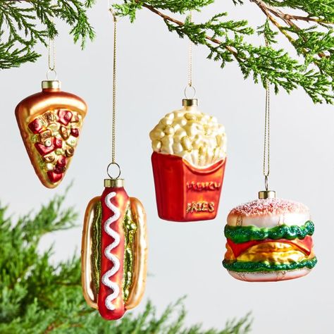 Food Christmas Ornaments, Food Christmas Tree, Recipes Using Bananas, Christmas Goose, Food Christmas, Diy Christmas Ornament, Sushi Set, Food Ornaments, Classic Christmas Tree