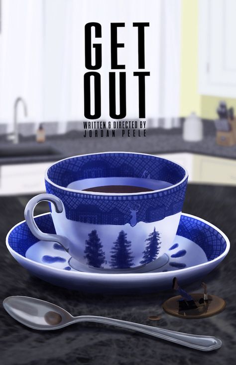 Get Out Jordan Peele Poster, Get Out Movie Poster, Get Out Film, Get Out Poster, Ufo Film, Get Out Movie, Horror Collage, Get Out 2017, Daniel Kaluuya