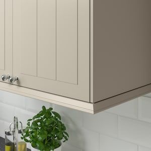 SEKTION Kitchen Cabinet Cover Panels & Deco Strips - IKEA Kitchen Cabinets Cover, Ikea Italia, Hide Cords, Ikea Ireland, Cottage Inspiration, Plastic Foil, Wall Cabinets, Dining Furniture Sets, Ikea Family