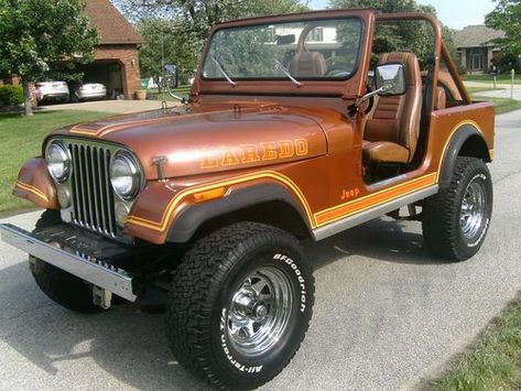 1982 JEEP CJ7 LAREDO COPPER METALLIC NUTMEG Jeep Cj7 Laredo, Cj7 Jeep, Orange Jeep, Dream Whip, Cj Jeep, Jeep Bumpers, Badass Jeep, Fozzie Bear, Classic Jeeps