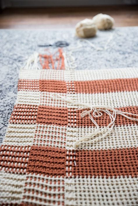 Crochet Gingham, Modern Haken, Zig Zag Crochet, Throw Blanket Pattern, شال كروشيه, Confection Au Crochet, Crochet Blanket Designs, Crochet Quilt, Haken Baby