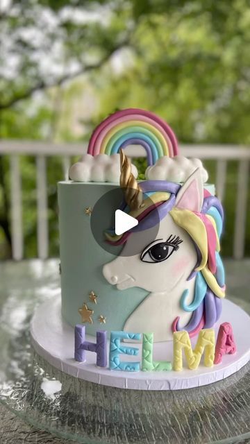 Taha Pastry on Instagram‎: "@taha_pastry 
---

🌈✨ Dreamy unicorn vibes for little Helma’s magical day! 🦄💖 This rainbow-topped wonder brings smiles, sweetness, and a dash of fantasy to life! 🎂💫 #unicorncakegoals 
@taha_pastry 

🦄 Who else loves a touch of magic at their celebrations? Share your favorite cake moments below!👇 

#unicorncake #rainbowcake #birthdaycake #customcakes #burnabycakes #halalvancouver #کیکونکوور 

---
@taha_pastry"‎ Rainbow Dash Cake, Unicorn Cake Design, Rainbow Unicorn Cake, Rainbows And Unicorns, Happy Cake, Fashion Cakes, Unicorn Rainbow, Unicorn Cake, Rainbow Cake