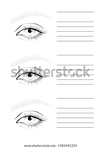 Eye Face Chart Makeup Artist Stock Illustration 1483445324 | Shutterstock Makeup Artist Face Chart, Skin Colour Pallete, Makeup Face Charts Blank, Eye Makeup Chart, Face Chart Makeup Ideas, Face Template Makeup, Makeup Printables, Makeup Chart, Face Chart Makeup