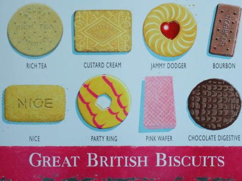 Which Kind Of British Biscuit Are You? Biscuit Names, British Biscuits, Jammy Dodgers, Iphone Case Stickers, Party Rings, Great British, Pink Ring, Custard, Case Stickers